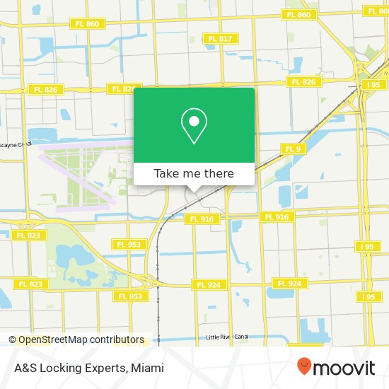 A&S Locking Experts map