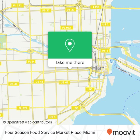 Mapa de Four Season Food Service Market Place