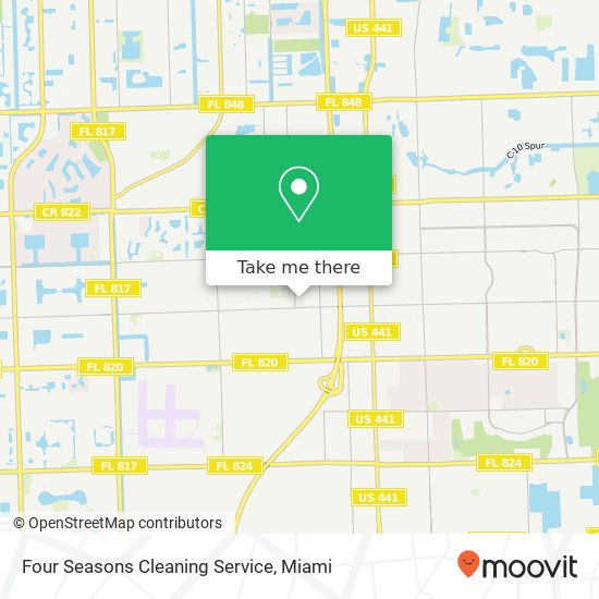 Mapa de Four Seasons Cleaning Service