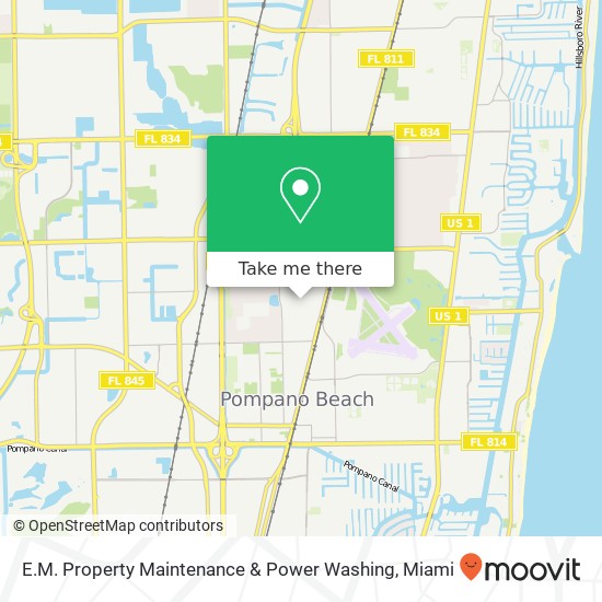 Mapa de E.M. Property Maintenance & Power Washing