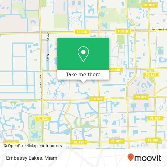 Embassy Lakes map