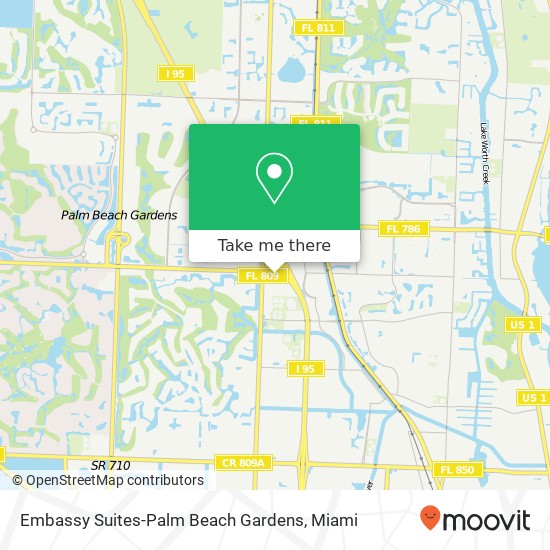 Mapa de Embassy Suites-Palm Beach Gardens