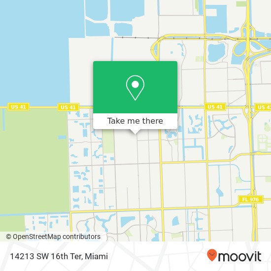 14213 SW 16th Ter map