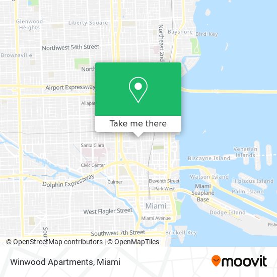 Winwood Apartments map