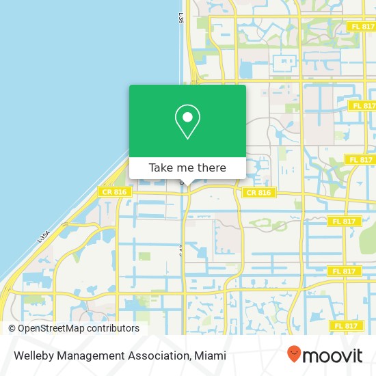 Welleby Management Association map