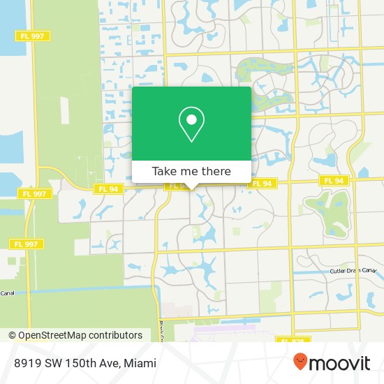 8919 SW 150th Ave map