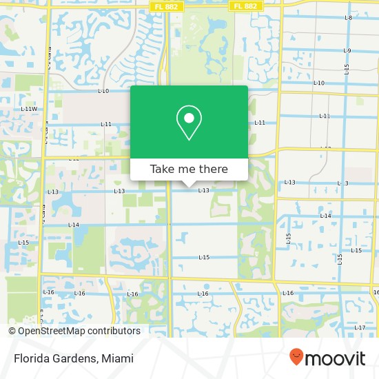 Mapa de Florida Gardens