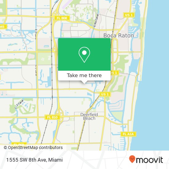 1555 SW 8th Ave map