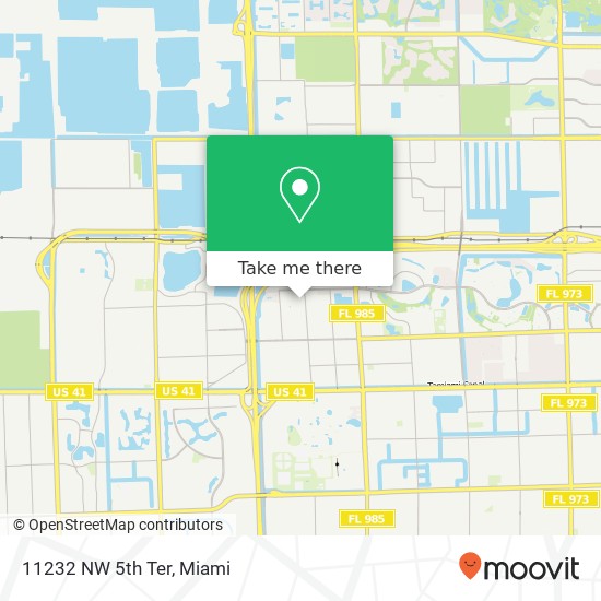 11232 NW 5th Ter map