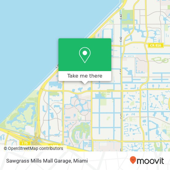 Sawgrass Mills Mall Garage map