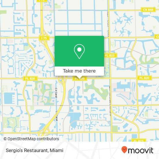 Sergio's Restaurant map