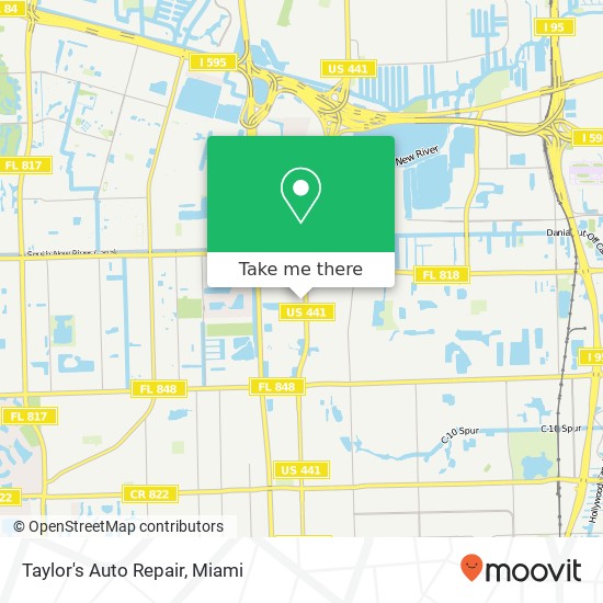 Taylor's Auto Repair map