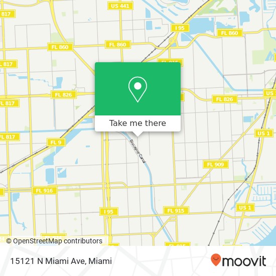 Mapa de 15121 N Miami Ave