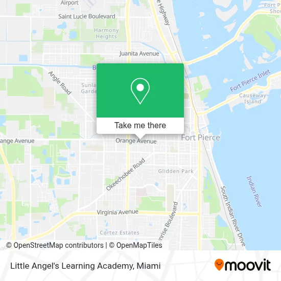 Little Angel's Learning Academy map