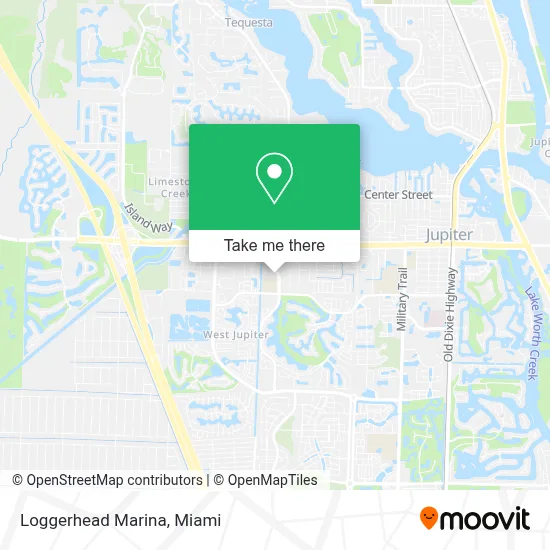 Loggerhead Marina map