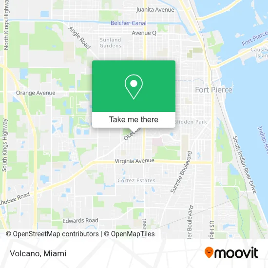 Volcano map
