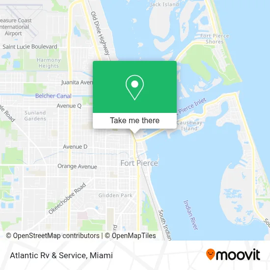 Atlantic Rv & Service map