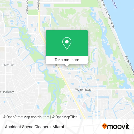 Accident Scene Cleaners map