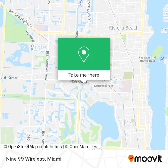 Nine 99 Wireless map