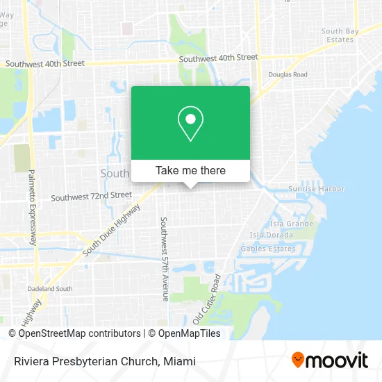 Riviera Presbyterian Church map