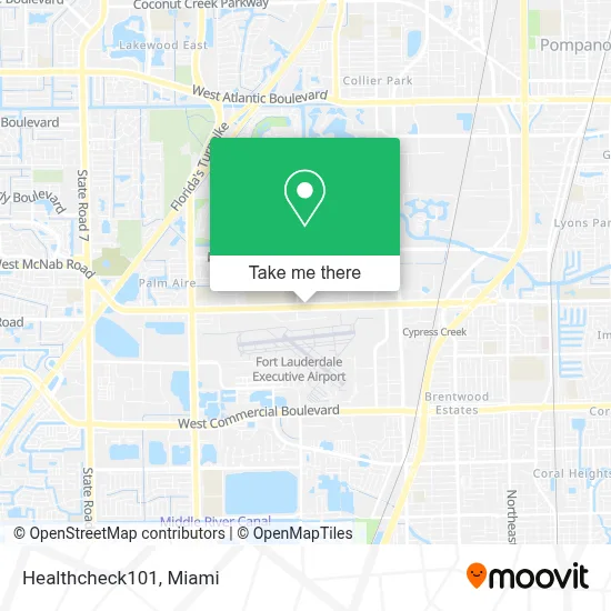 Healthcheck101 map