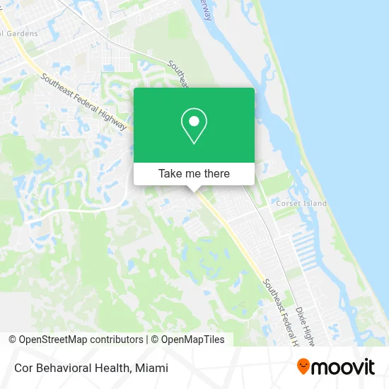 Cor Behavioral Health map