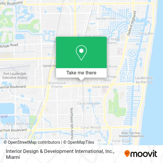 Interior Design & Development International, Inc. map