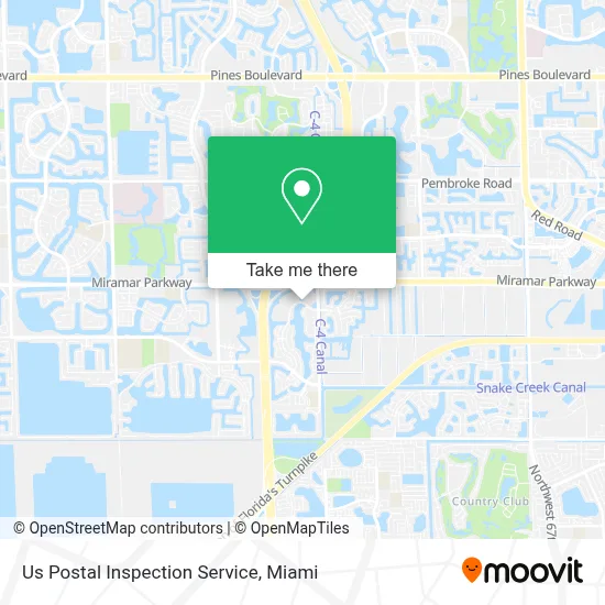 Us Postal Inspection Service map