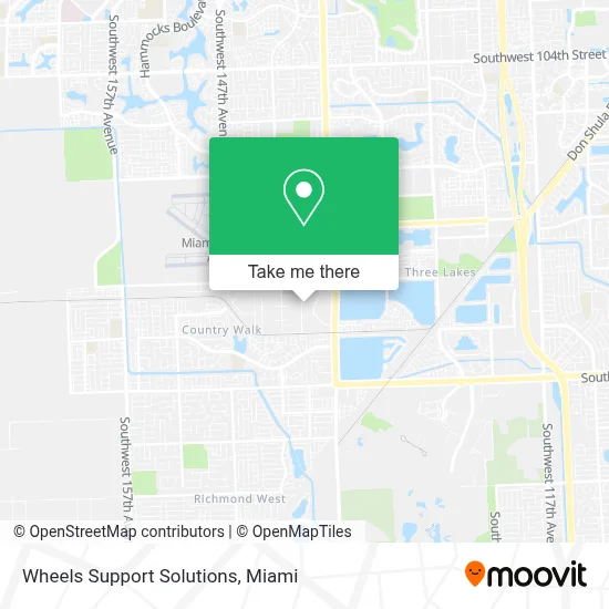Wheels Support Solutions map