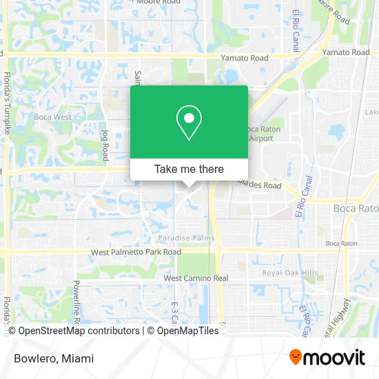 Bowlero map