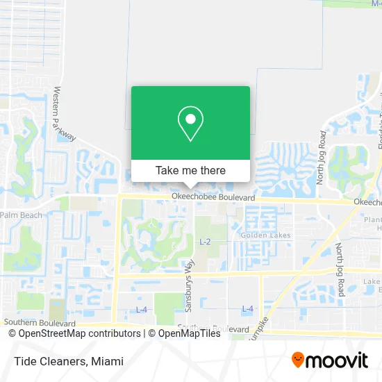 Tide Cleaners map