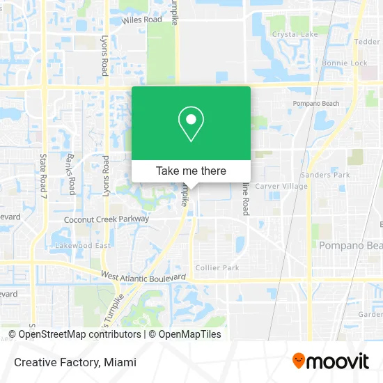 Creative Factory map