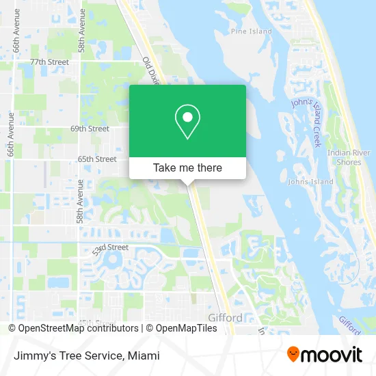 Jimmy's Tree Service map