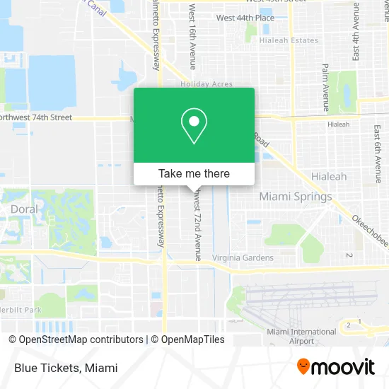 Blue Tickets map