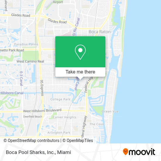 Boca Pool Sharks, Inc. map