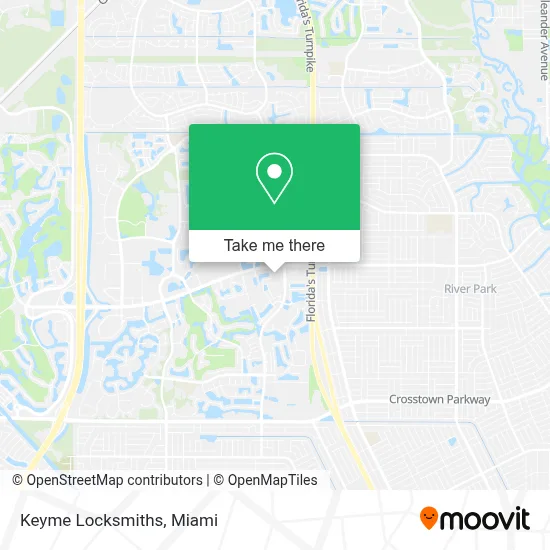 Keyme Locksmiths map
