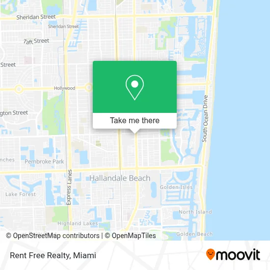 Rent Free Realty map