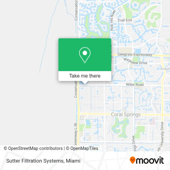 Sutter Filtration Systems map