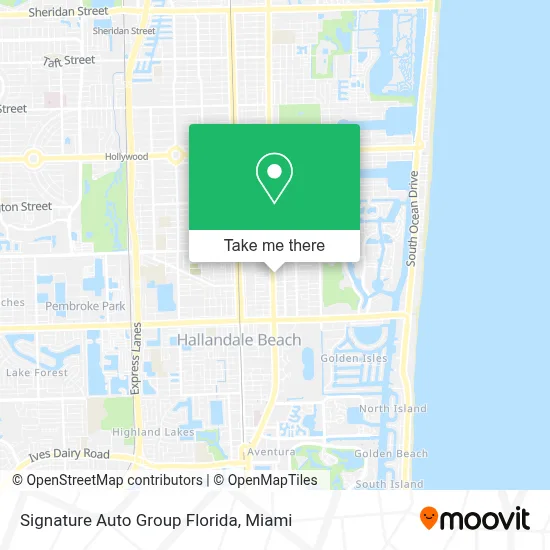 Signature Auto Group Florida map