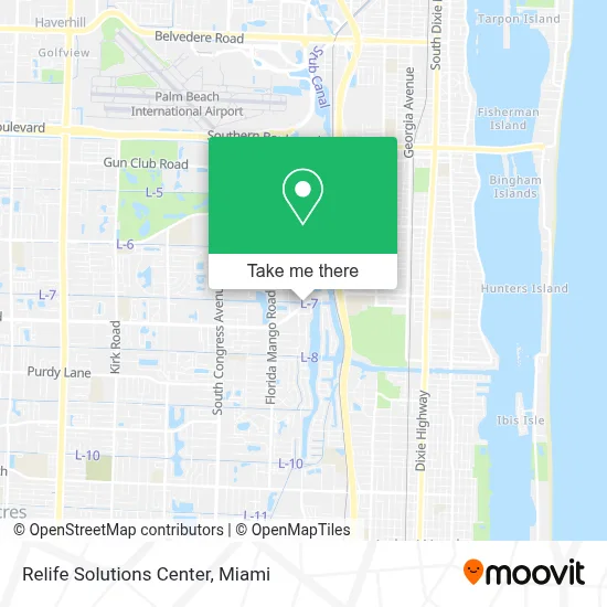 Relife Solutions Center map