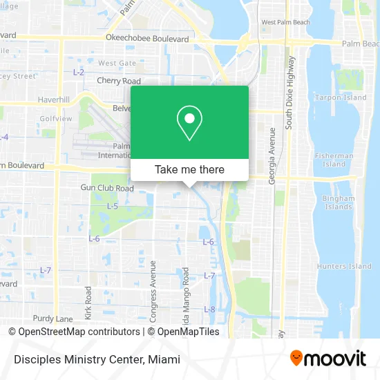Disciples Ministry Center map