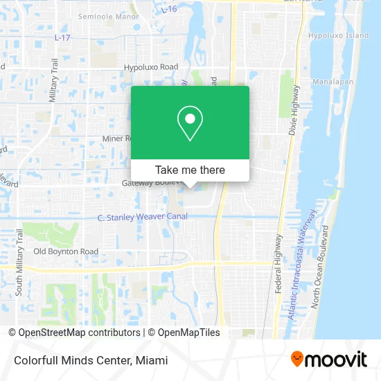 Colorfull Minds Center map