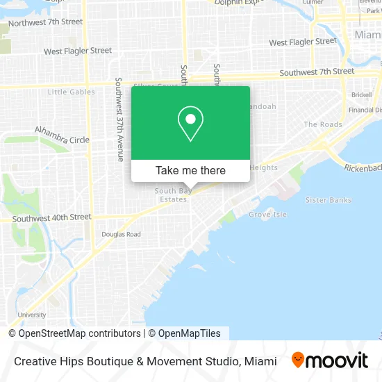 Creative Hips Boutique & Movement Studio map