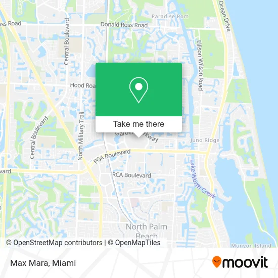 Max Mara map