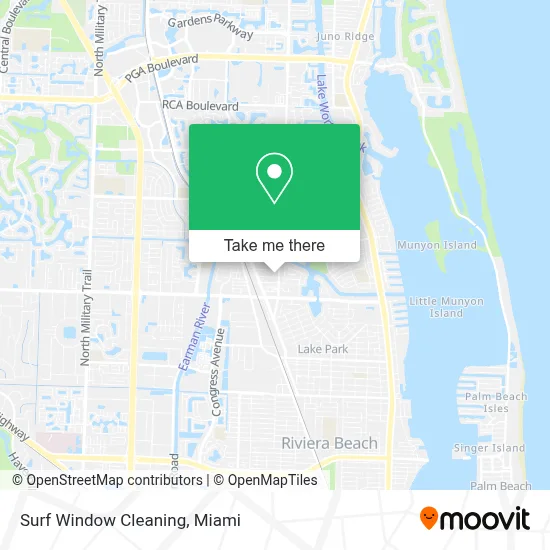 Surf Window Cleaning map