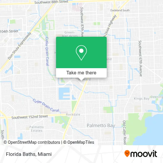 Florida Baths map