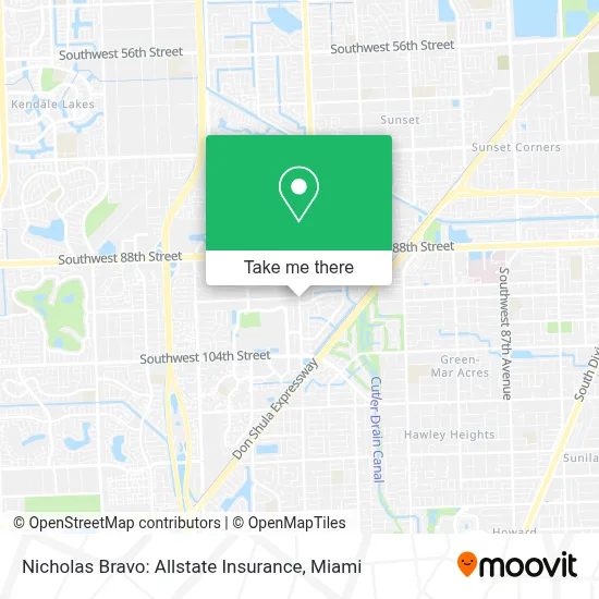 Nicholas Bravo: Allstate Insurance map