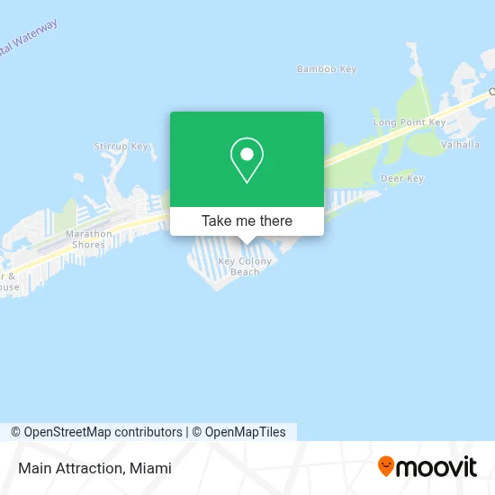 Main Attraction map