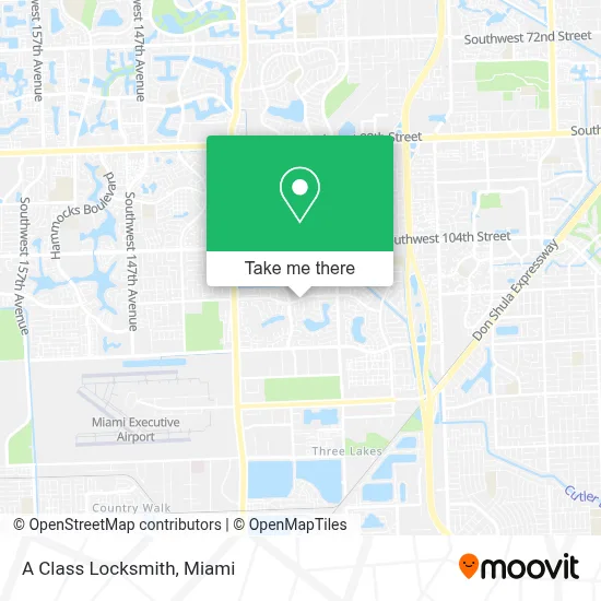 A Class Locksmith map