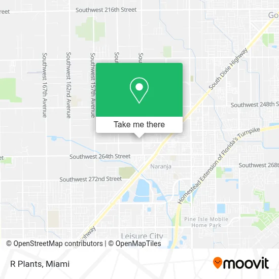 R Plants map